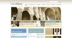 Desktop Screenshot of bathabbey.org