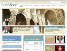 Tablet Screenshot of bathabbey.org